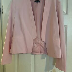 Nine West Pink Blazer Tailored Suit Jacket 16